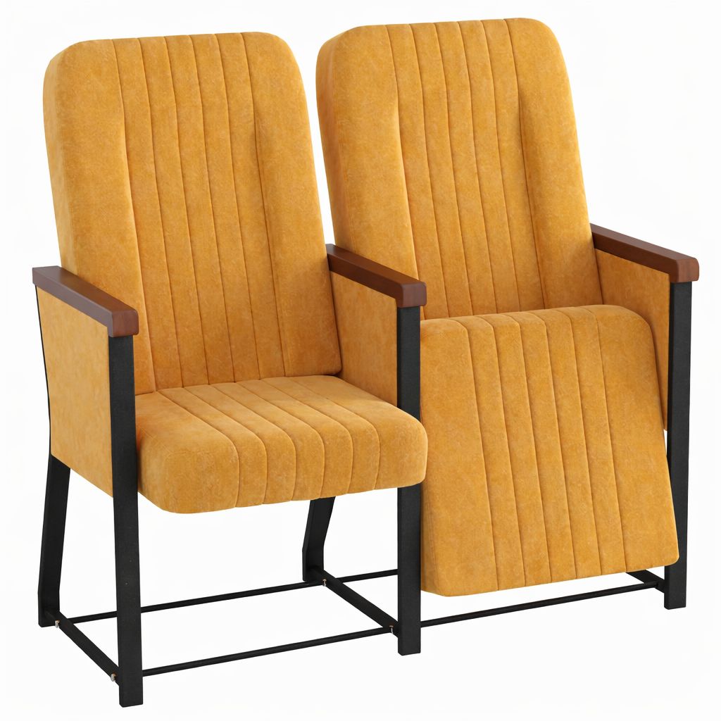 Крісло секційне MEBLIX "Магнум-Універсал" з дерев'яними підлокітниками 2 секції